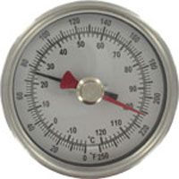 Dwyer BTM3系列 带高/低指示双金属温度计